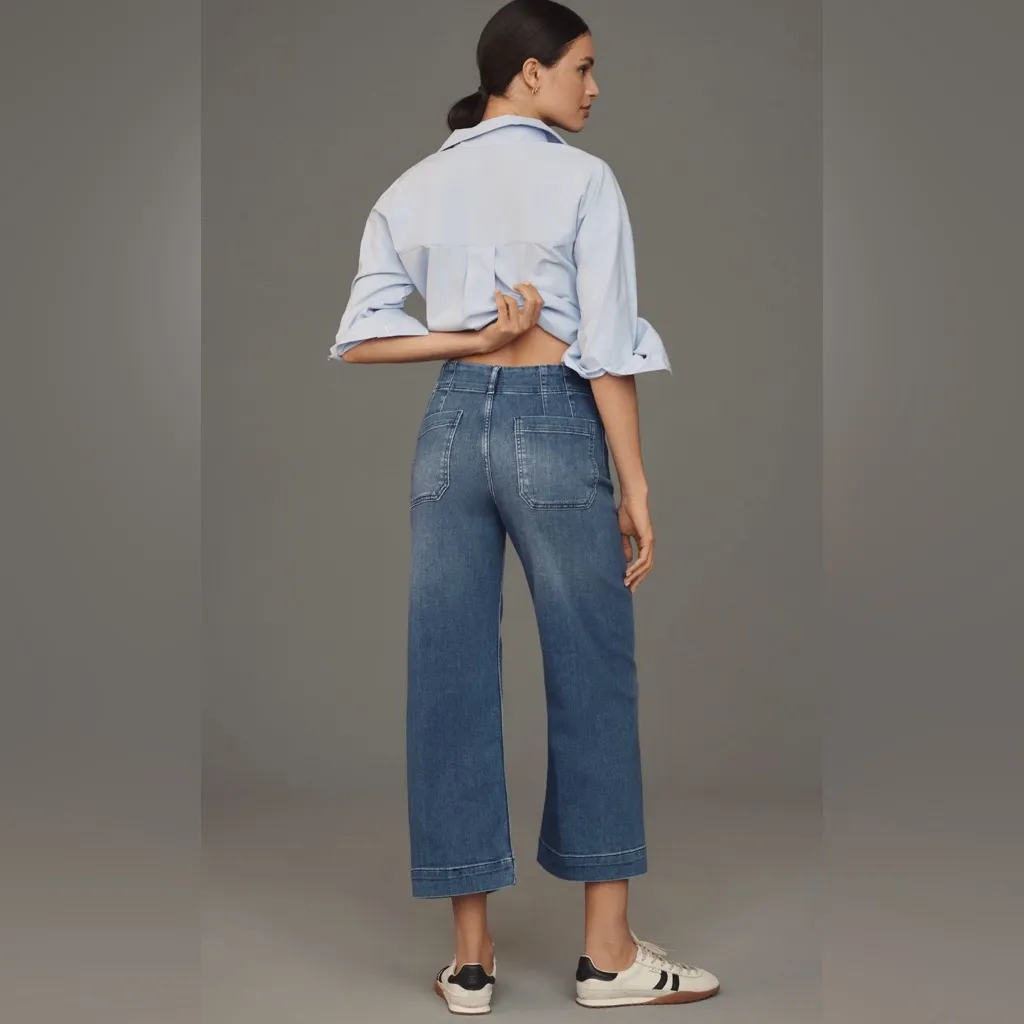 Maeve by Anthropologie The Colette Crop Wide-Leg Jeans - Image 2