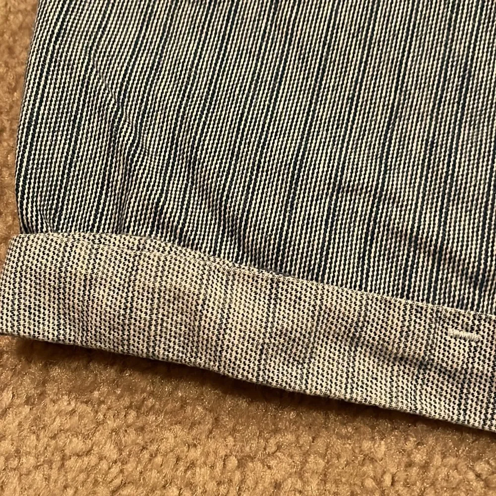 Vintage Chic Striped jean shorts Junior size 9 Blue - Image 5