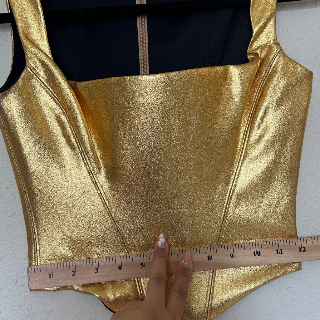 House of‎ CB 'Karia' Gold Corset Top NWOT size XS - Image 10