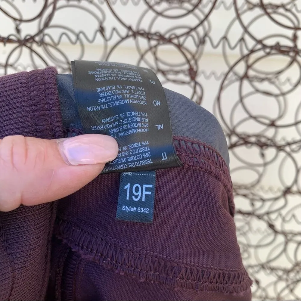 Women’s Kuhl Jade Pants size 10 Short - merlot wine roll up pants - Image 8