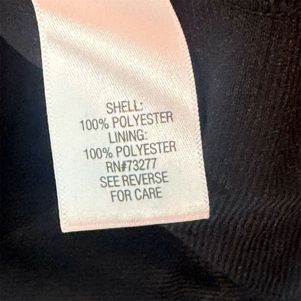 Dana Buchman Cowl Neck Sleeveless Top L Abstract Black Beige Geometric Print - Image 8