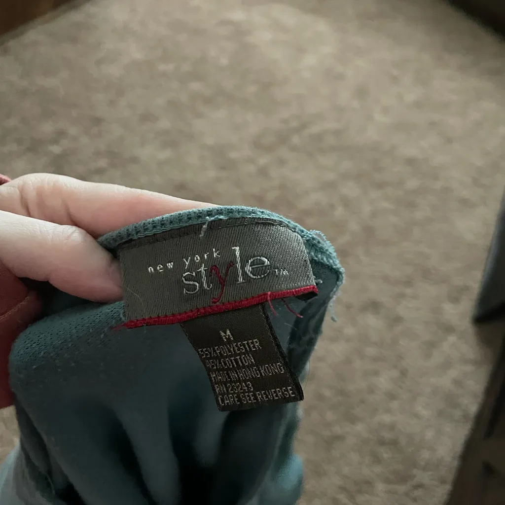 Vintage Style & Co Button Down Cardigan Green Size M - Image 5