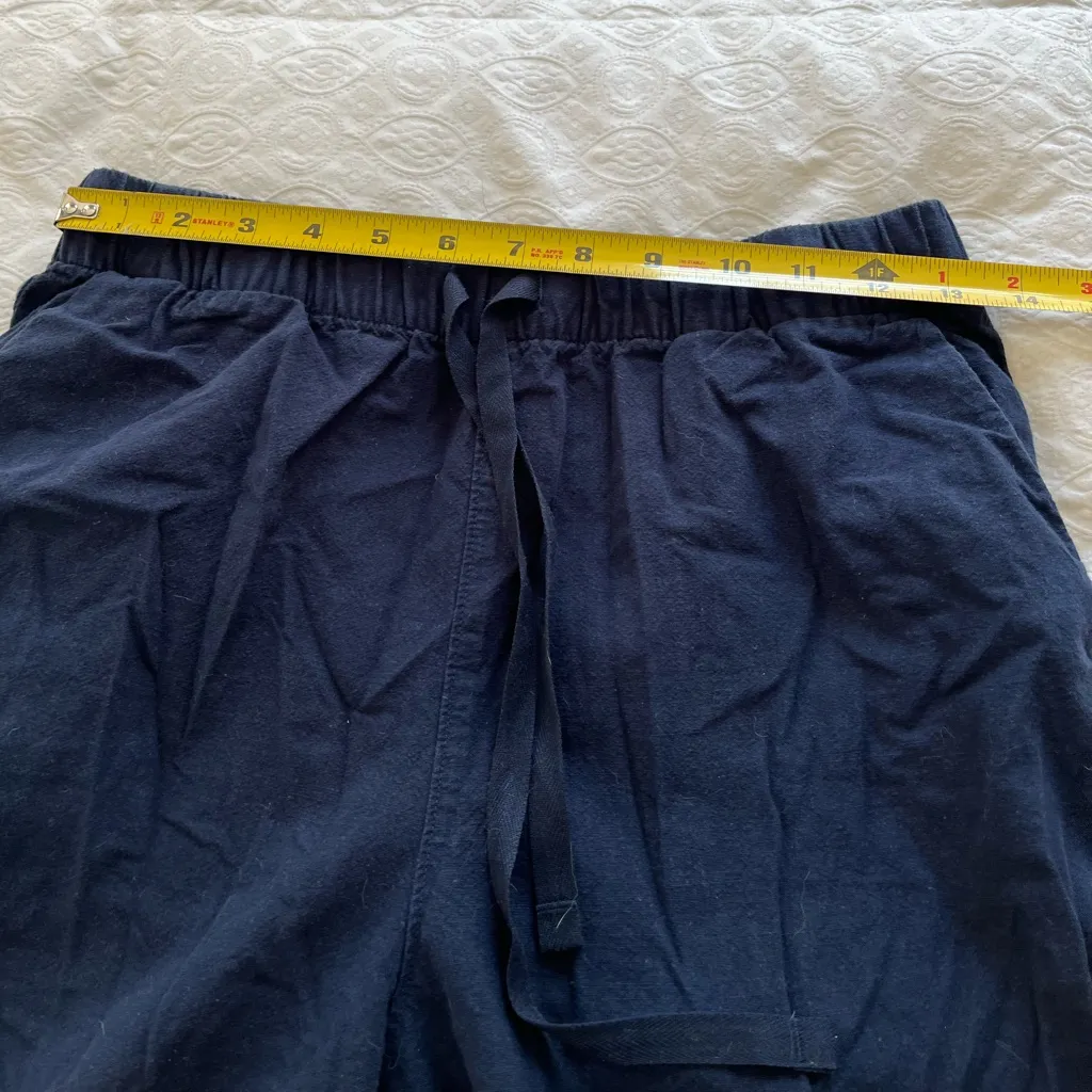 Uniqlo Cotton Navy Blue Pants - Image 6