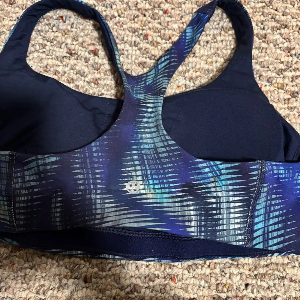 Lululemon Wunder Train Bra *Medium Support, C/D Shapeshifter Flux Blue- Size 12 - Image 6