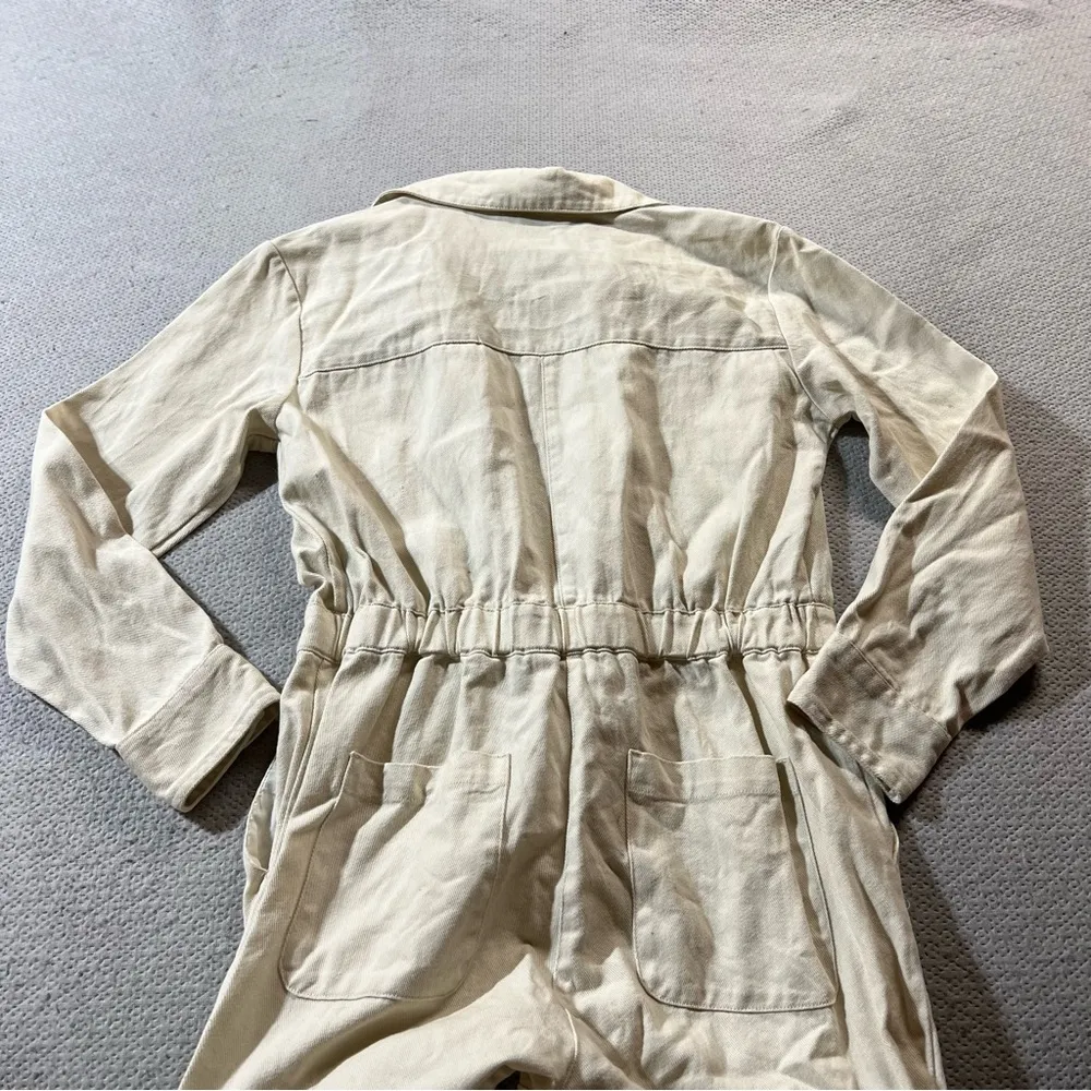 Sandy Liang x Target Women's Long Sleeve Denim Jumpsuit in Ecru Cream Size 2 - Image 12