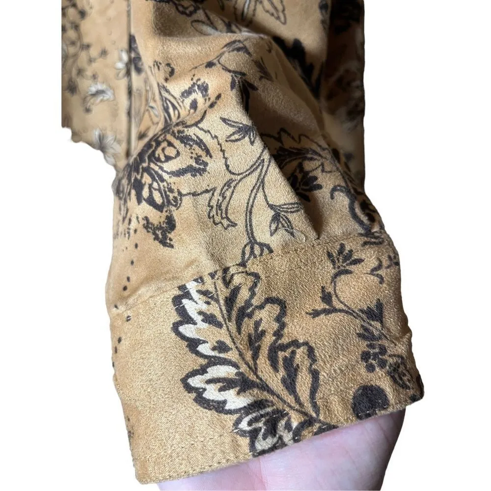 Woman Within Plus Size Button Down Soft Sueded Moleskin Shirt Size 1X 22/24 - Image 5