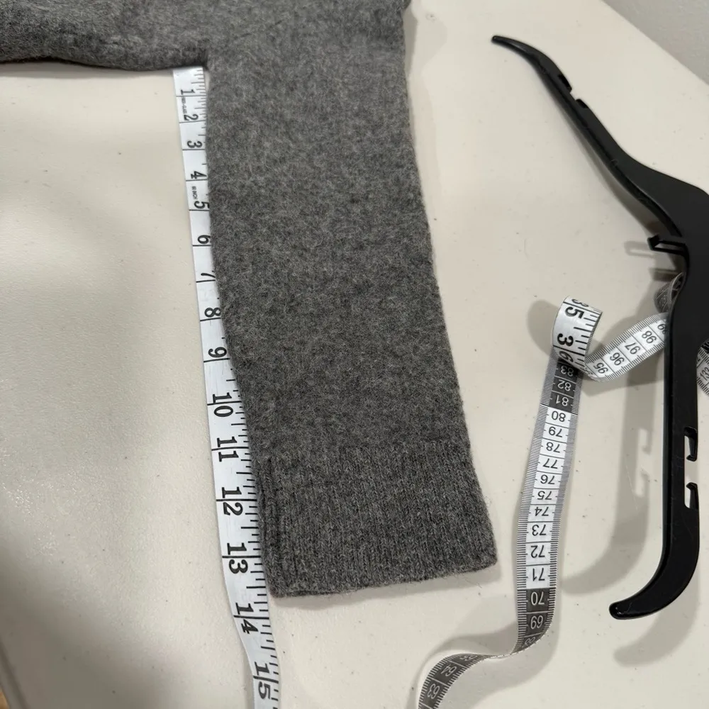 Lacoste Grey 100% Baby Alpaca Turtle Neck Sweater Size 4 EUC - Image 11