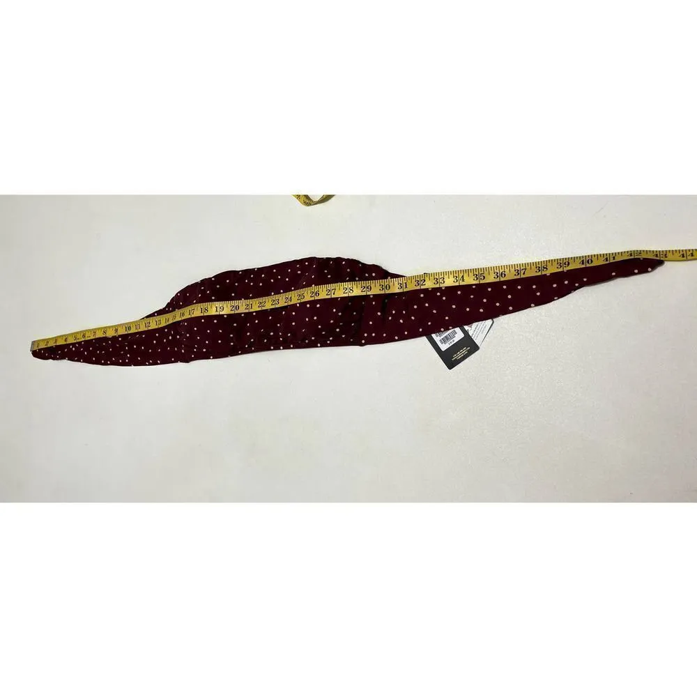 Vix Paula Hermanny Lola Polka Dot Basic Bandeau D Cup Strapless Bikini Swim Top Red Size XL - Image 6