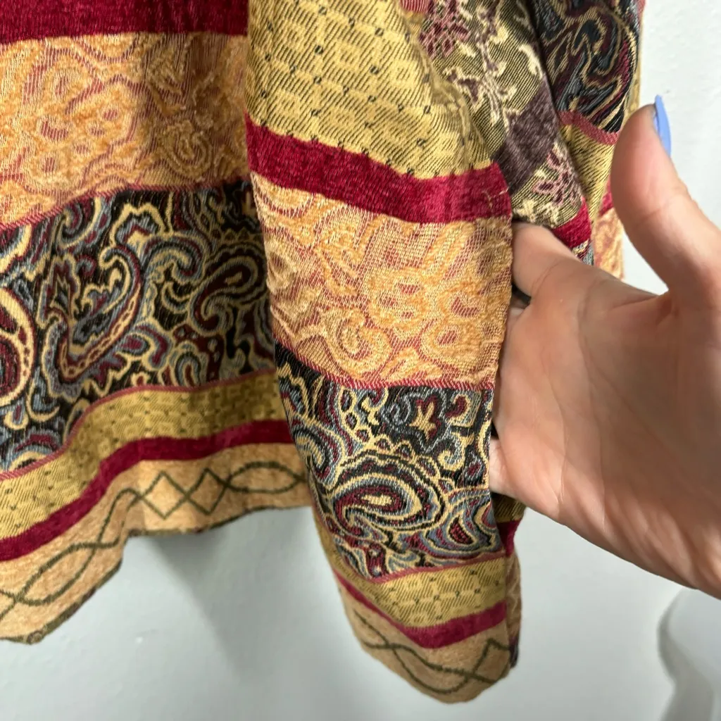 Alfred Dunner Tapestry Granny Button Up Jacket Size 24W - Image 5