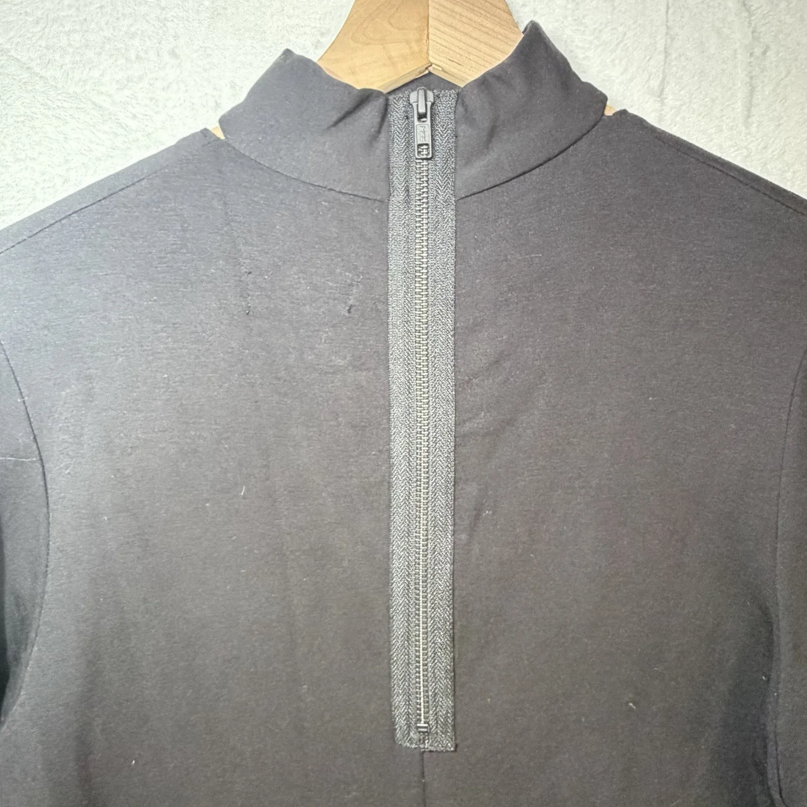 Bailey 44 Black V-Neck Choker Sweater Top Women's size S - Image 5