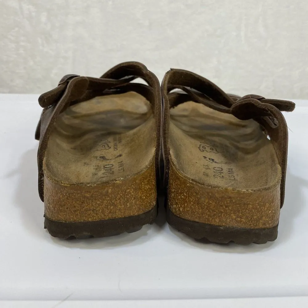 Birki's Birkenstock Sandals 37 US L6‎ Narrow Mocha Calais Two Strap Sandals Brown Size 6 - Image 9