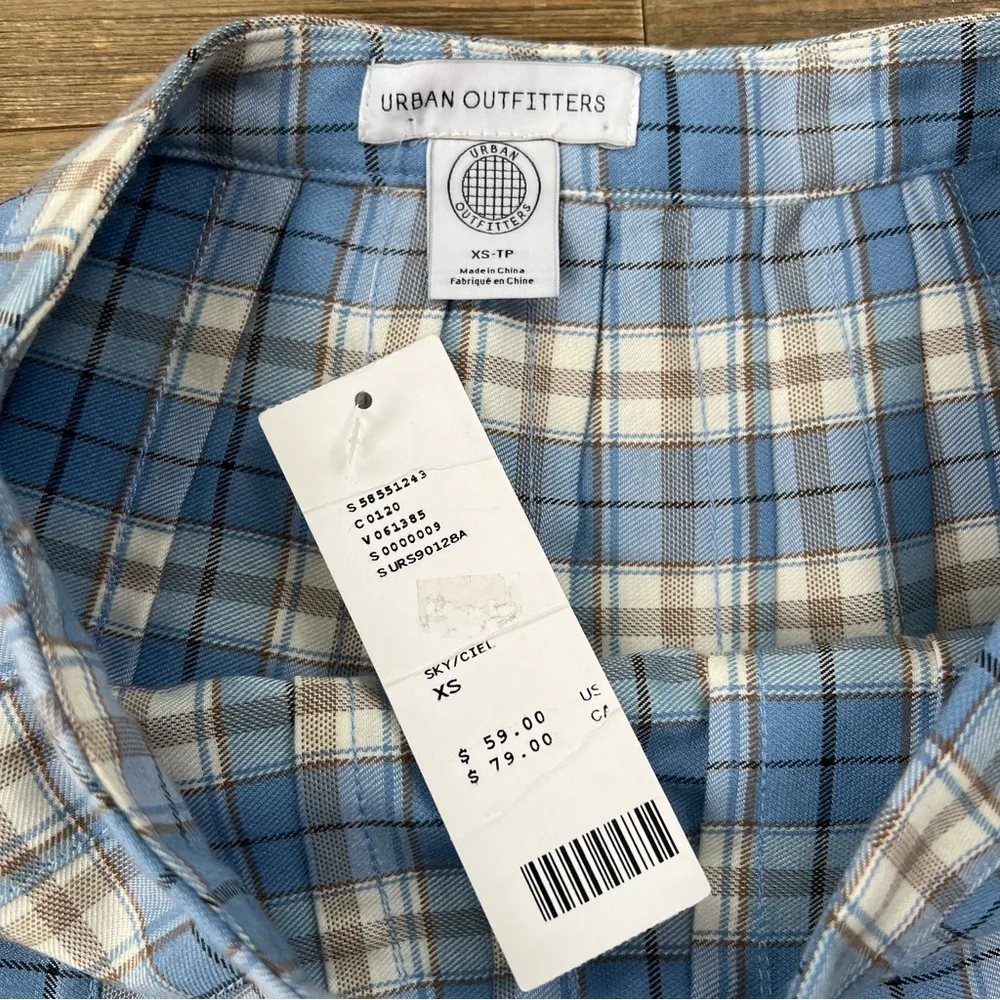 NWT Urban Outfitters Mary Plaid Pleated Mini Skirt - Image 5