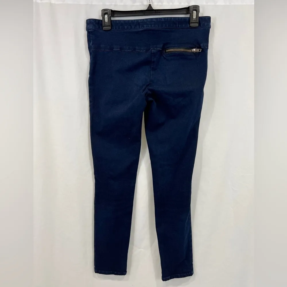 Veronica Beard Dark Wash Skinny Jeans‎ Leggings with Zip Pockets - Image 3