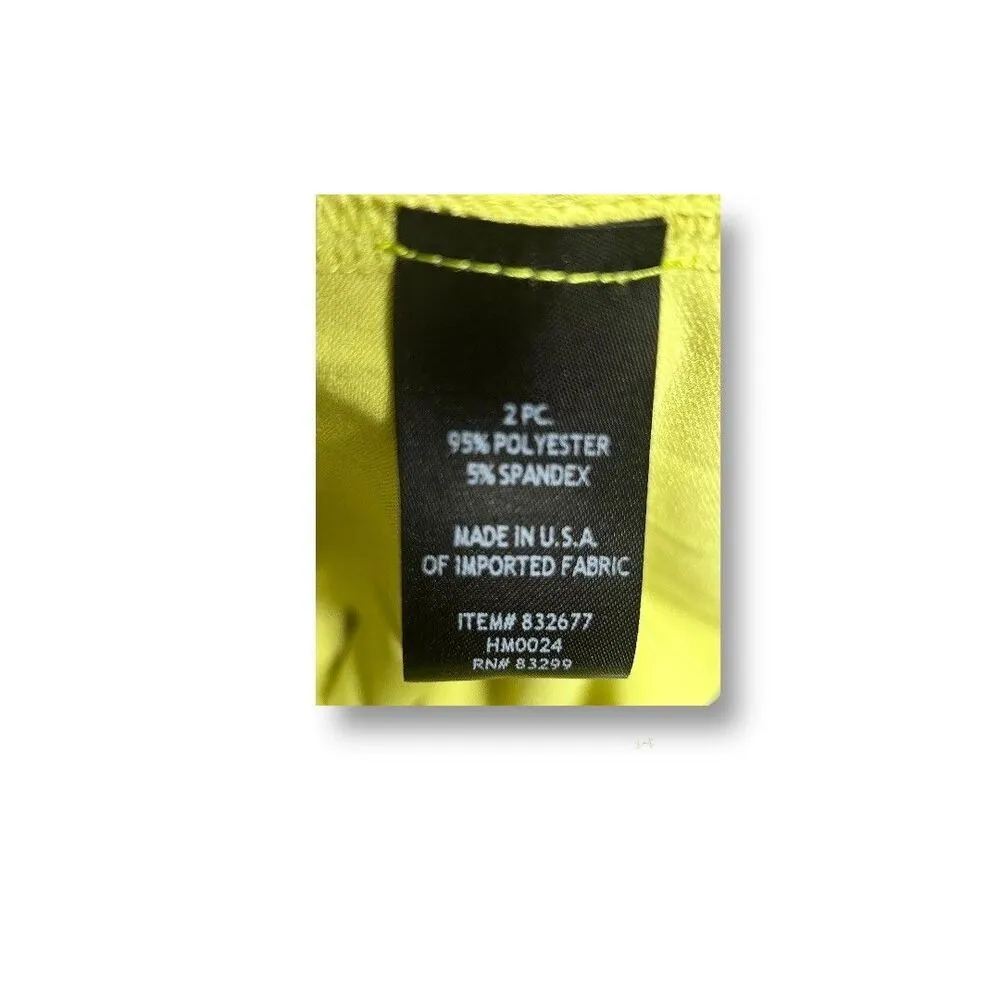 Antthony XL Lime Green Sleeveless Hi Low Tunic Pleated Back Resort Travel Top - Image 7