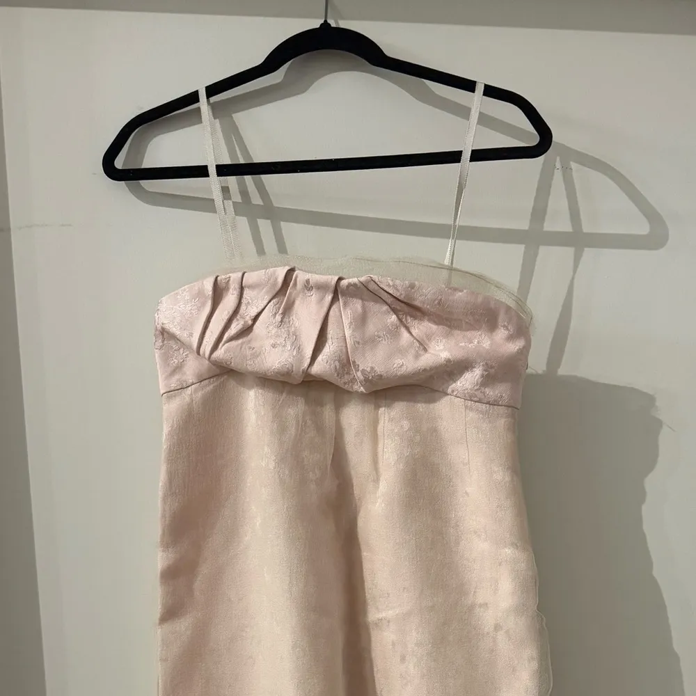 LIMITED EDITION  MIXED ORGANZA PINK MIDI DRESS SIZE S - Image 11