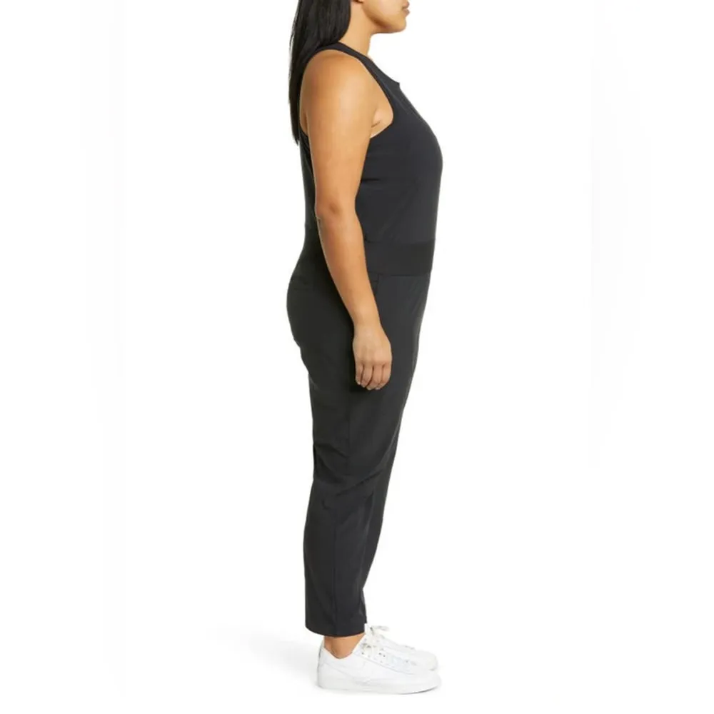 NEW Zella Pursuit Sleeveless Jumpsuit in Black, Plus Size 2X New w/Tag - Image 4