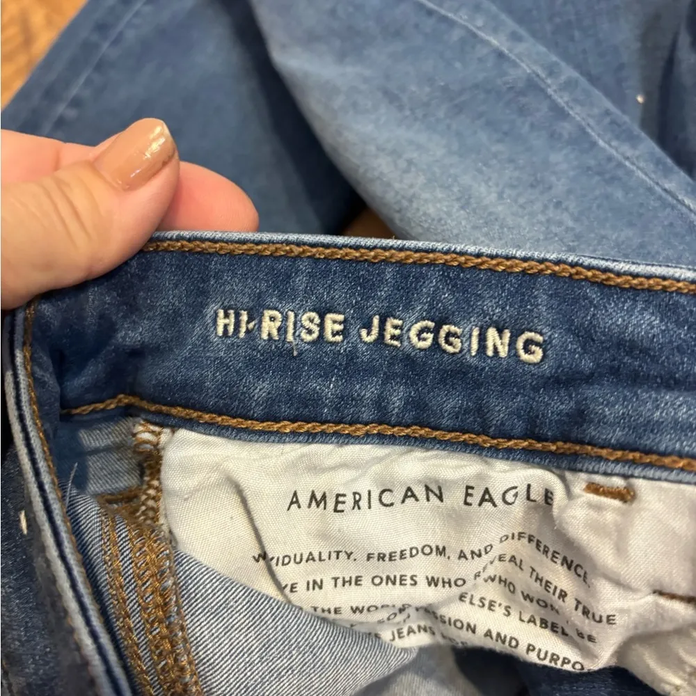 American Eagle Outfitters High Rise Jeggings Women's 10 Short 360 stretch - Image 9