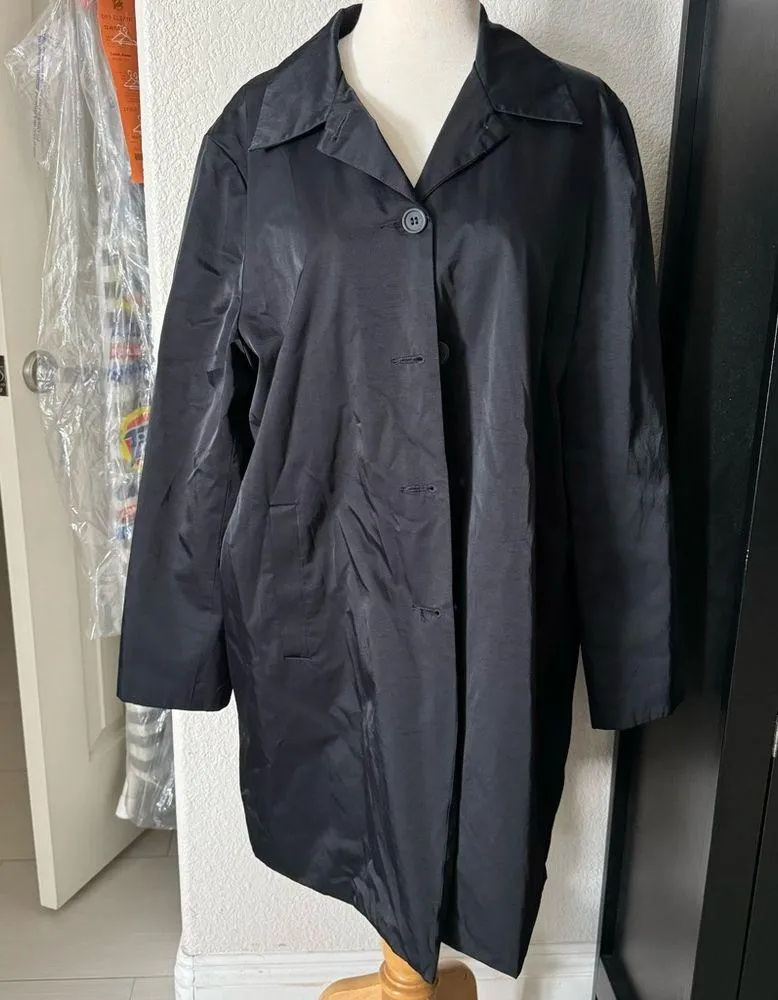 Weatherproof Black Rain Coat - Image 2