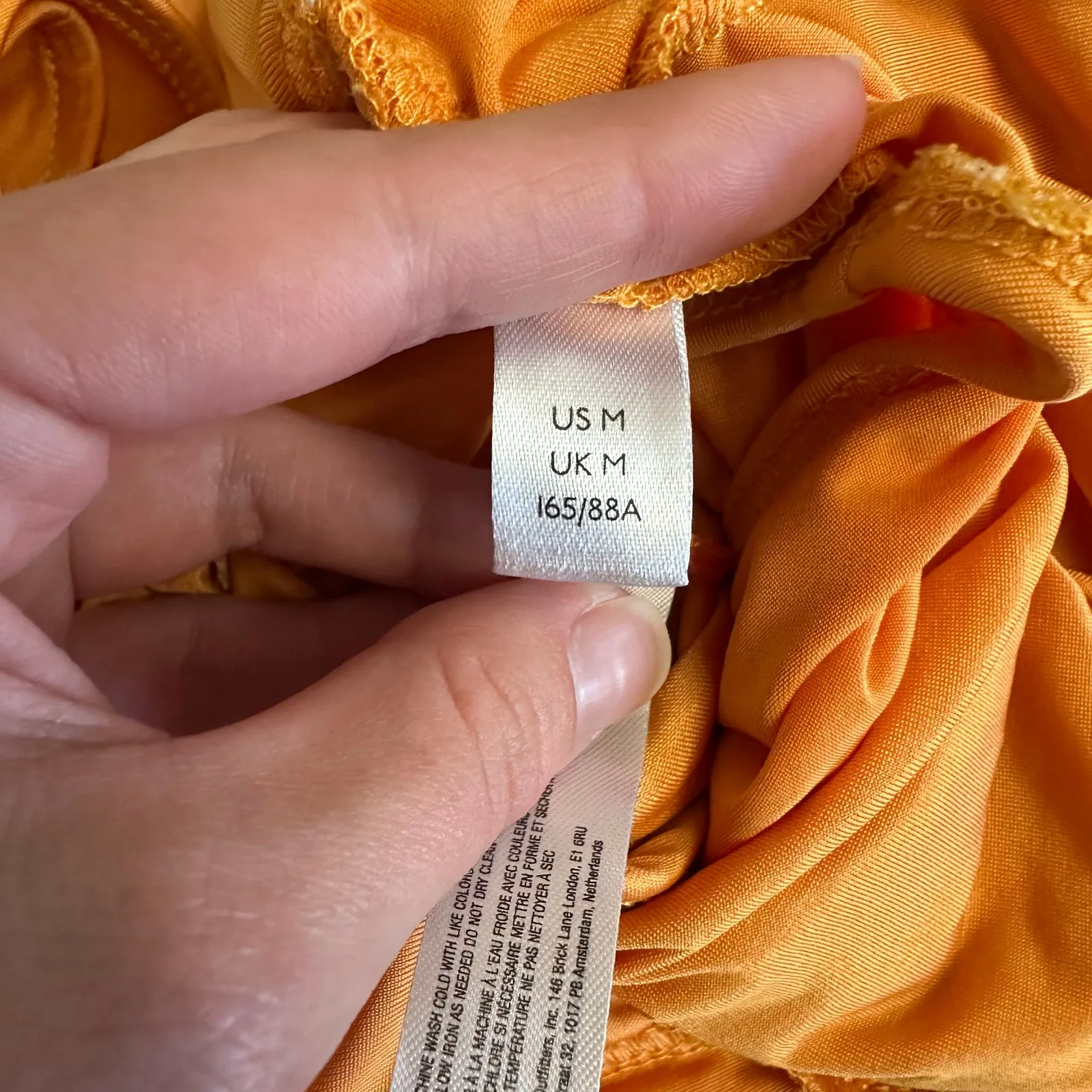 Out From Under Halter‎ Bodysuit Peach Apricot Women’s Size M Urban Outfitters - Image 11