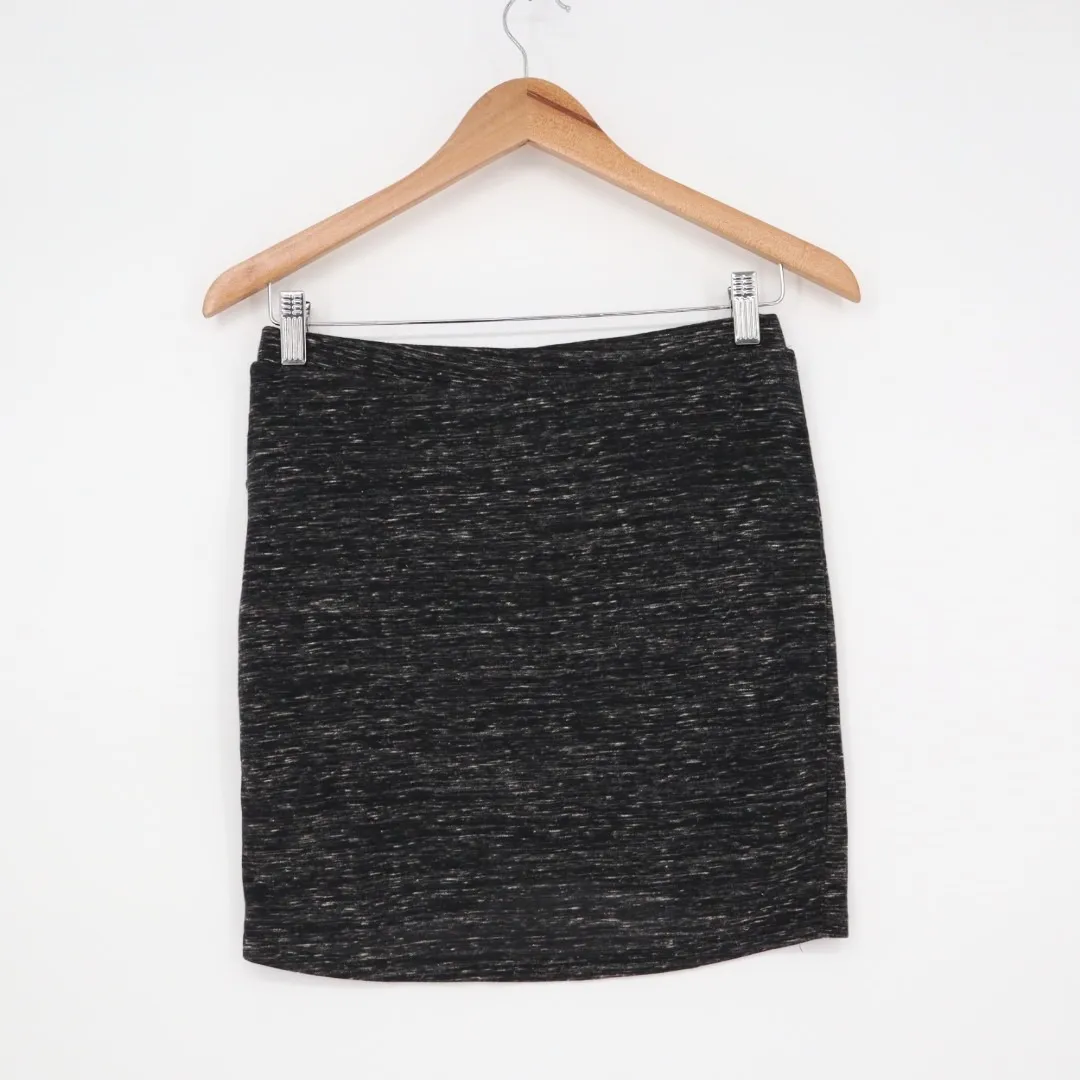 Bella Luxx Los Angeles Marbled Tulip Mini Skirt Womens XS Gray Space Dye Cotton - Image 5