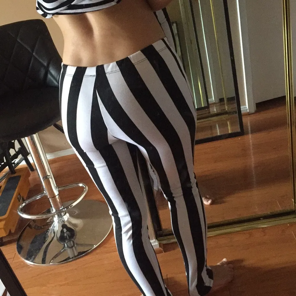 Beetle juice Striped leggings. Xs Black - Image 3