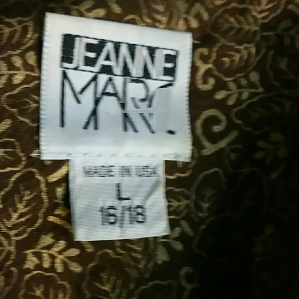 Vintage Jeanne Marc Tassel Gold Shimmering Jacket Size L Size L - Image 5