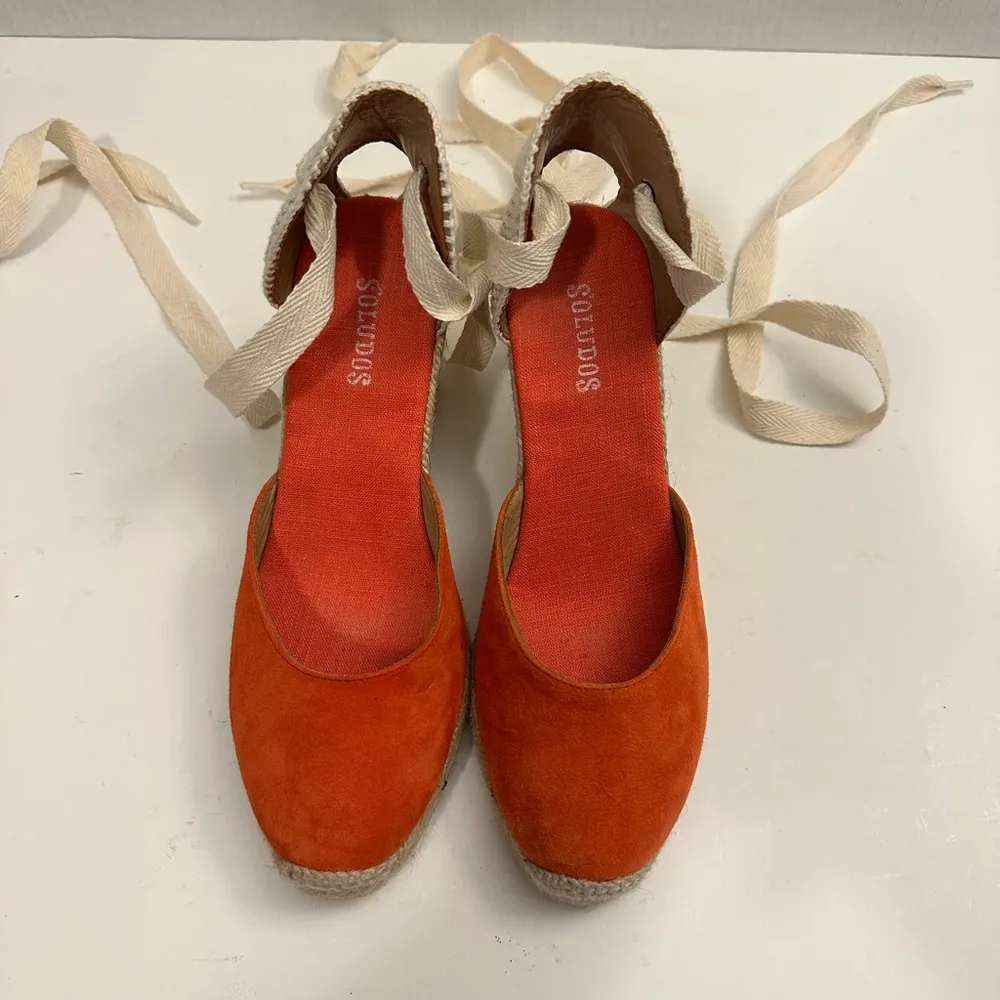 Soludos The Marseille Platform Wedge Espadrille Size 7.5 US - Image 2