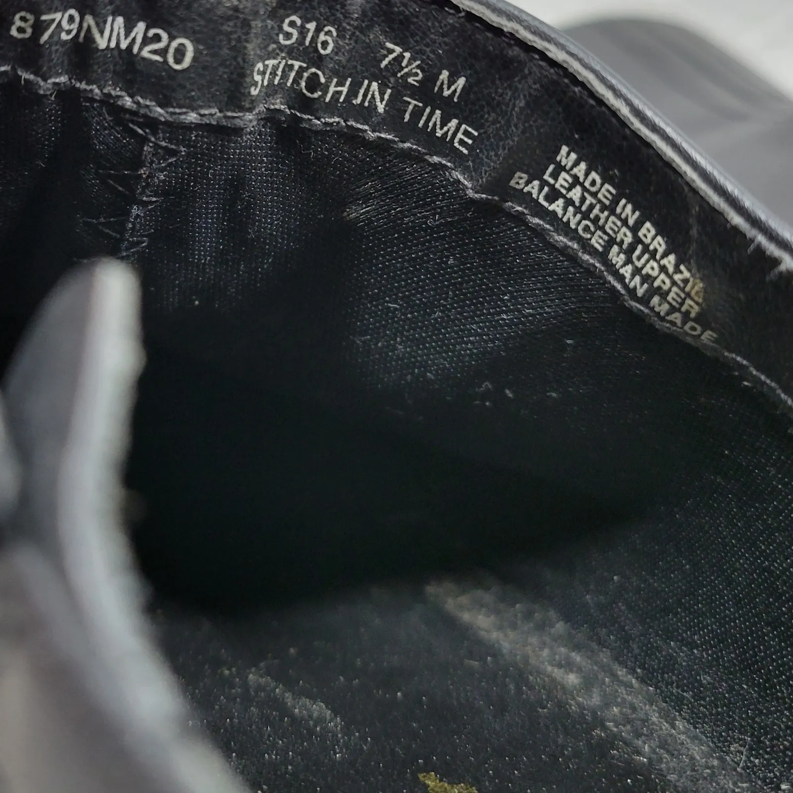 Naturalizer Stitch In Time Ankle Boots 7.5 Black Leather Chunky Heels Square Toe - Image 2