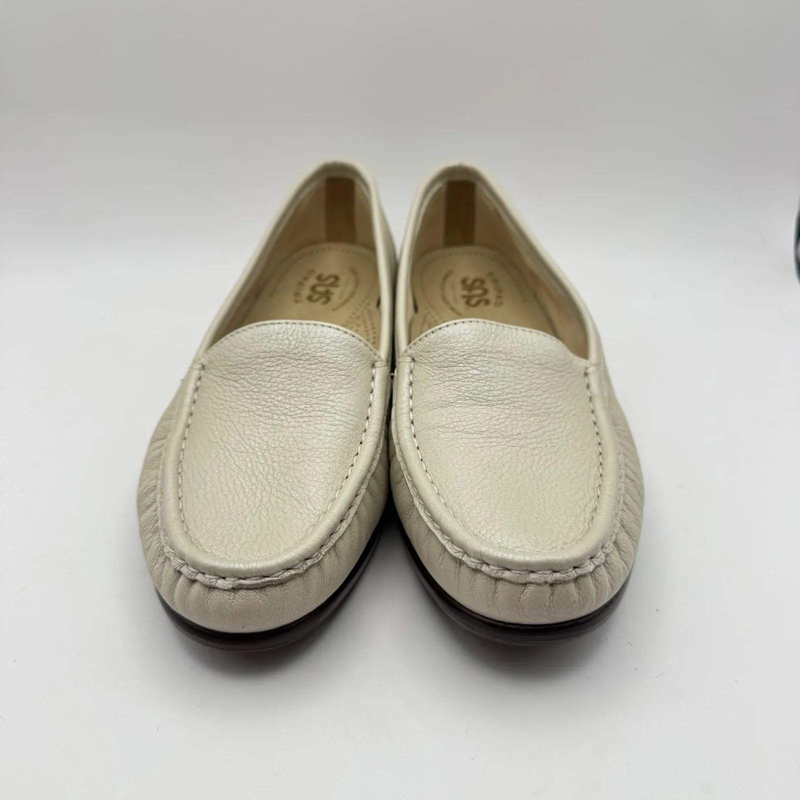 SAS Tripad Comfort Loafers Women's sz 7 Moccasin Style Slip On Walking Shoes Tan - Image 3