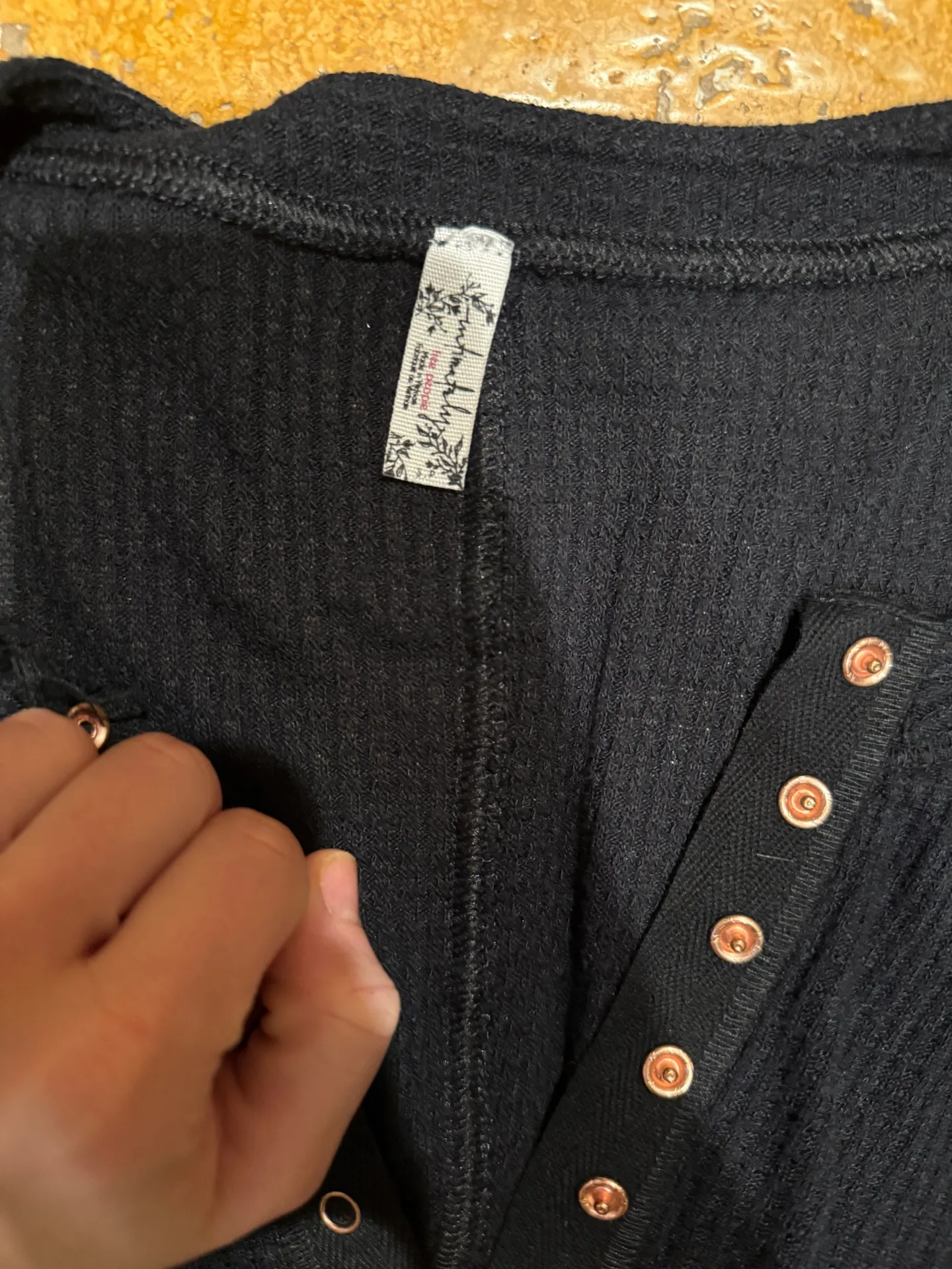 Free People Top Henley Long Sleeve - Image 2