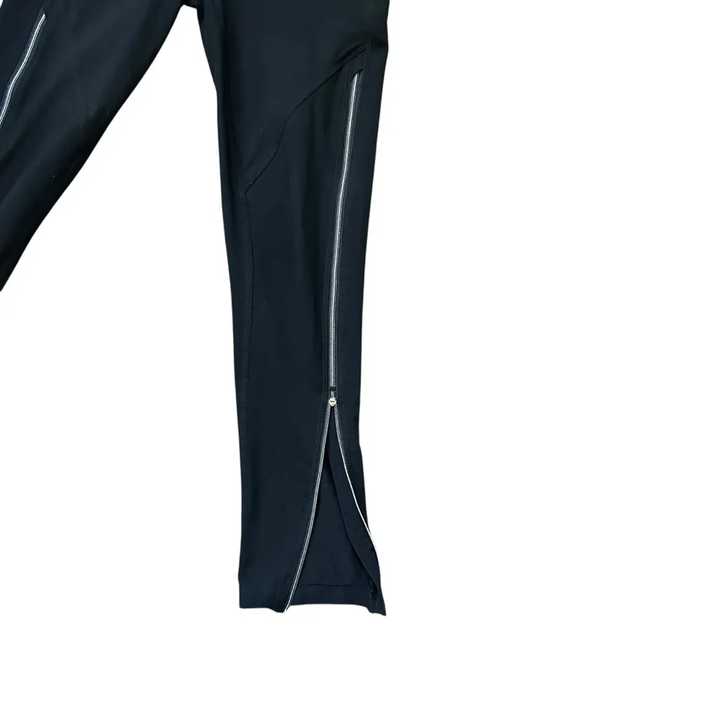 Calvin Klein Performance Side-Zip High-Waisted Leggings in Black Size S - Image 8