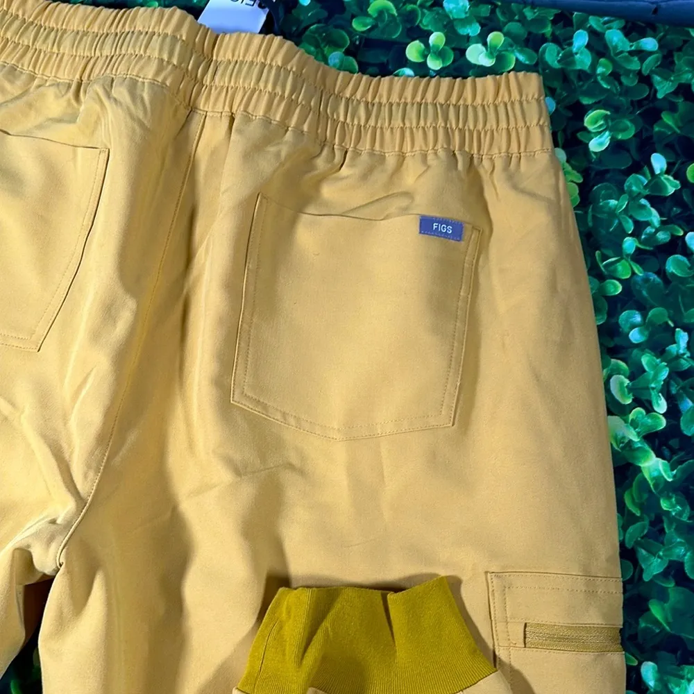 FIGS High Waisted Zamora Jogger Scrub Pants Light Gold Womens Size XXL/T PO 1998 - Image 11