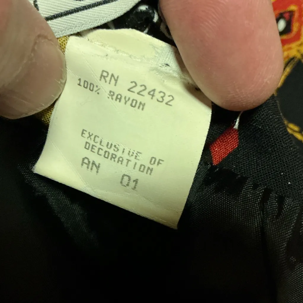 Vtg 80s bright colorful patchwork and floral blazer Size 14 - Image 2