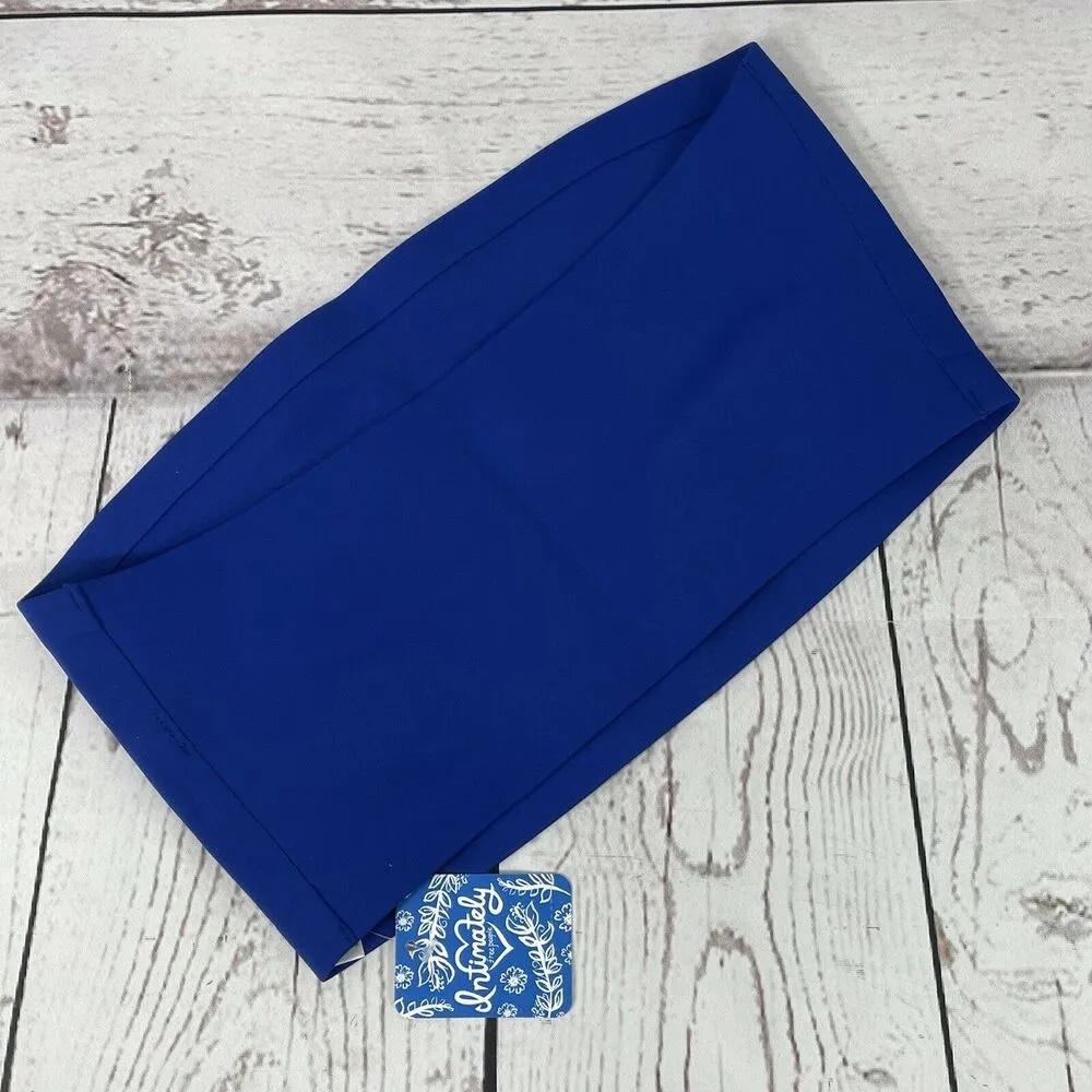 Free People Intimately Nina Bandeau Bra X-Small Strapless Blue Flame Strapless - Image 2