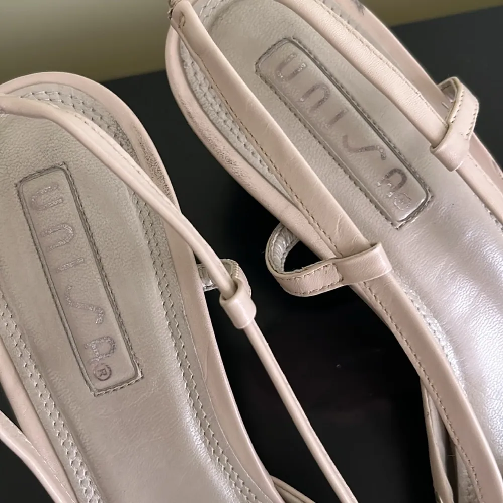 Unisa Luscious Leather Kitten Heel Sling-backs - Image 3