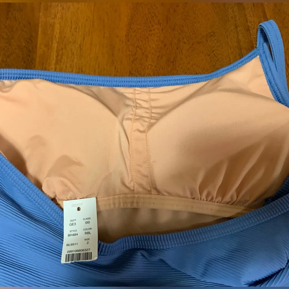 COPY - J. Crew Ribbed One-Strap One-Piece Swimsuit NWT Blue - Image 8