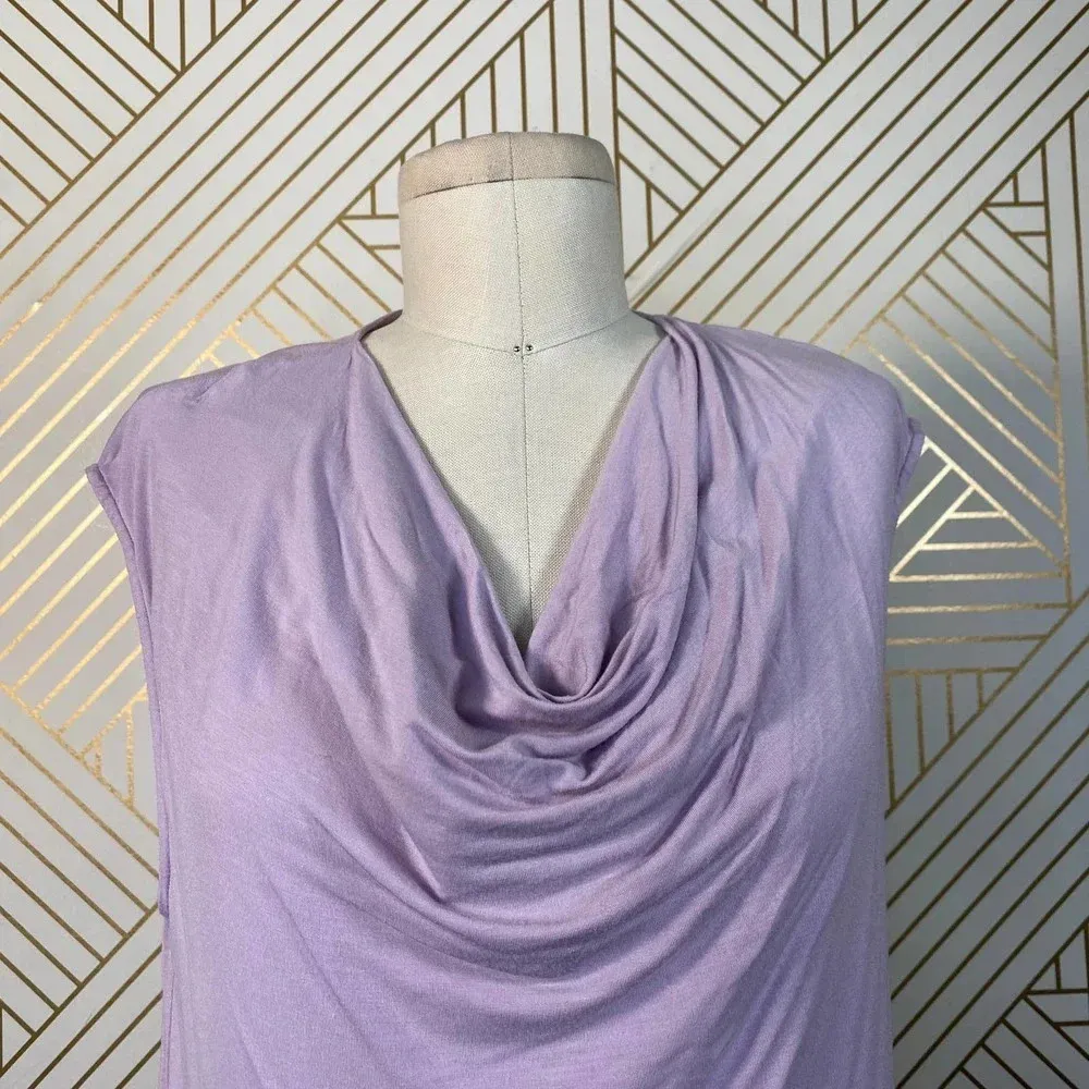 La Perla Malizia Lavender Cowl Neck‎ Jersey Dress - Image 2