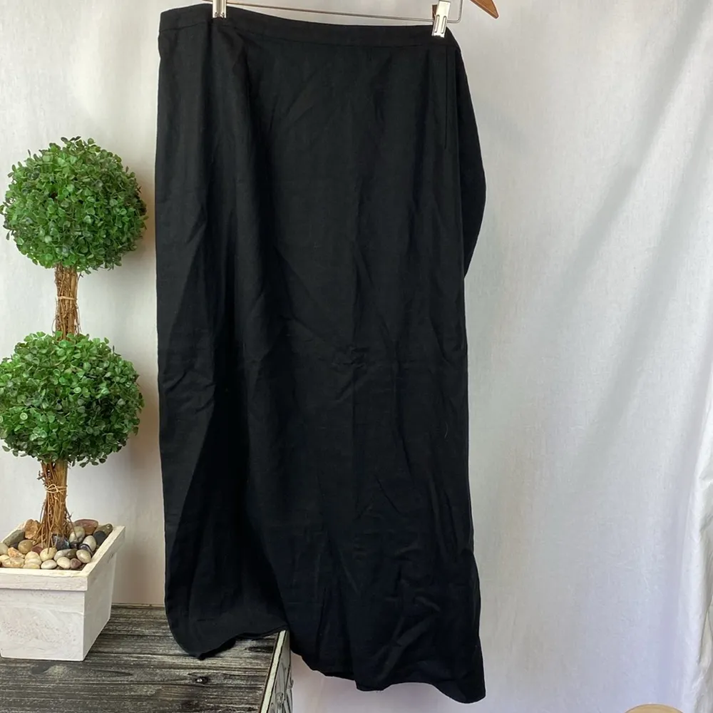 Old Navy Linen Blend Midi Skirt NEW XXL - Image 3