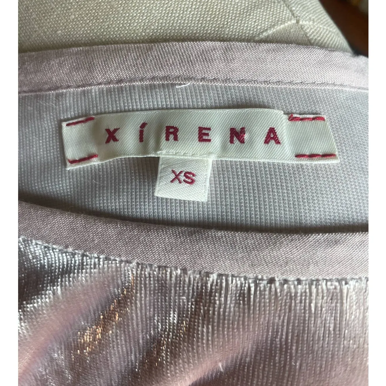 Xirena Bijoux Top in Pink Sparkle Velvet Size XS X - Image 5