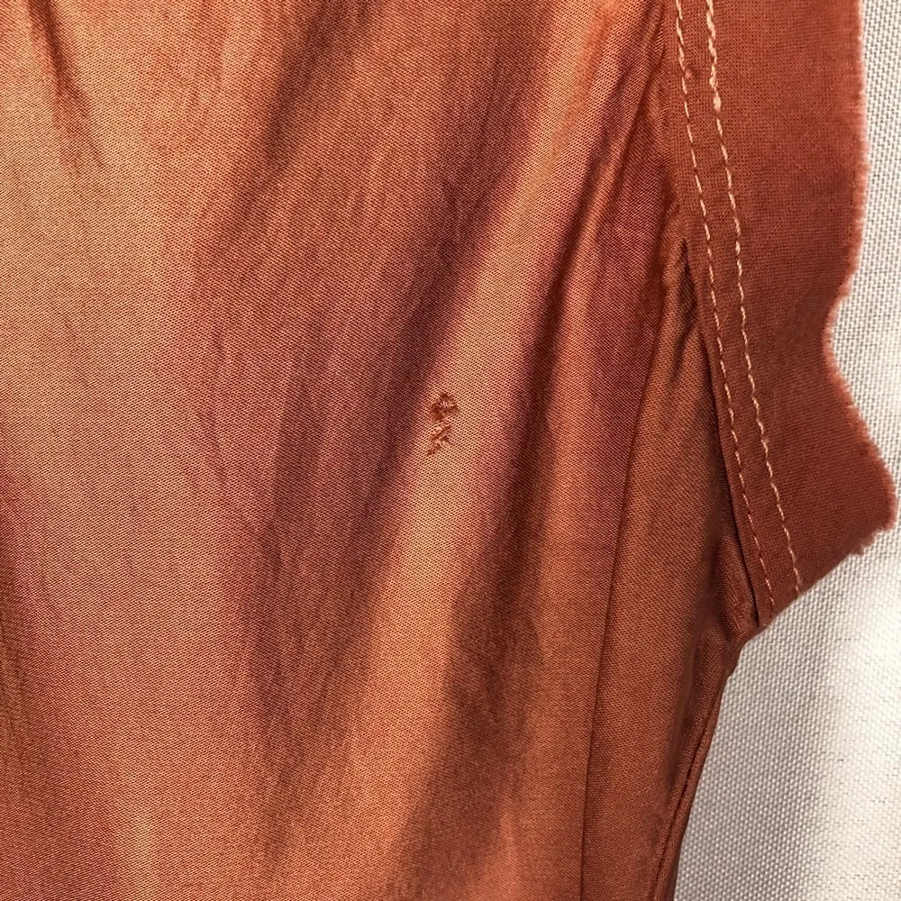 Young Fabulous & Broke YFB Copper Satin Sleeveless Tank Top M - Image 5