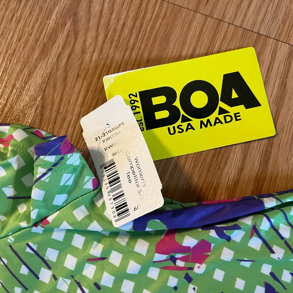 BOA Running Warehouse Shirt Size‎ M Green Size M - Image 4