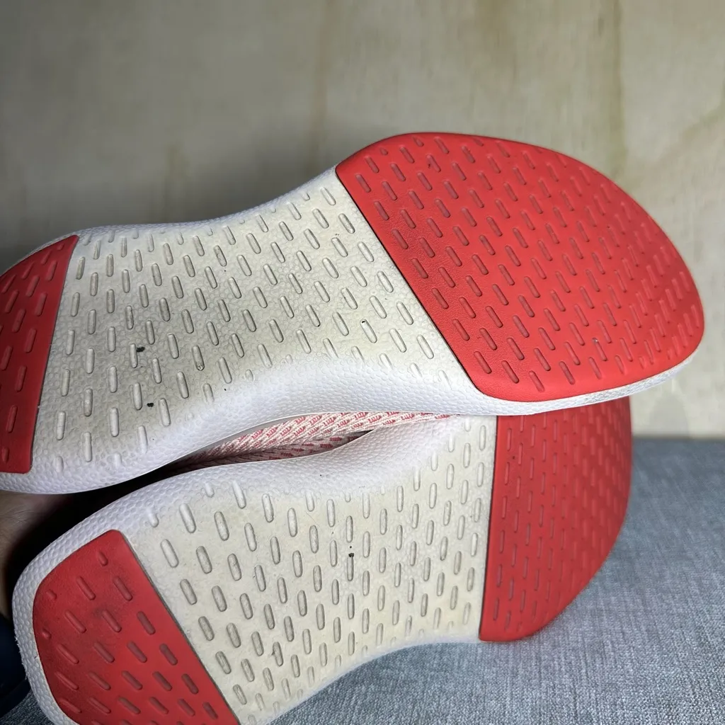 Allbirds Women’s Tree Dashers Pink Beige Coral Running Shoes Sz 9.5 👟 - Image 5