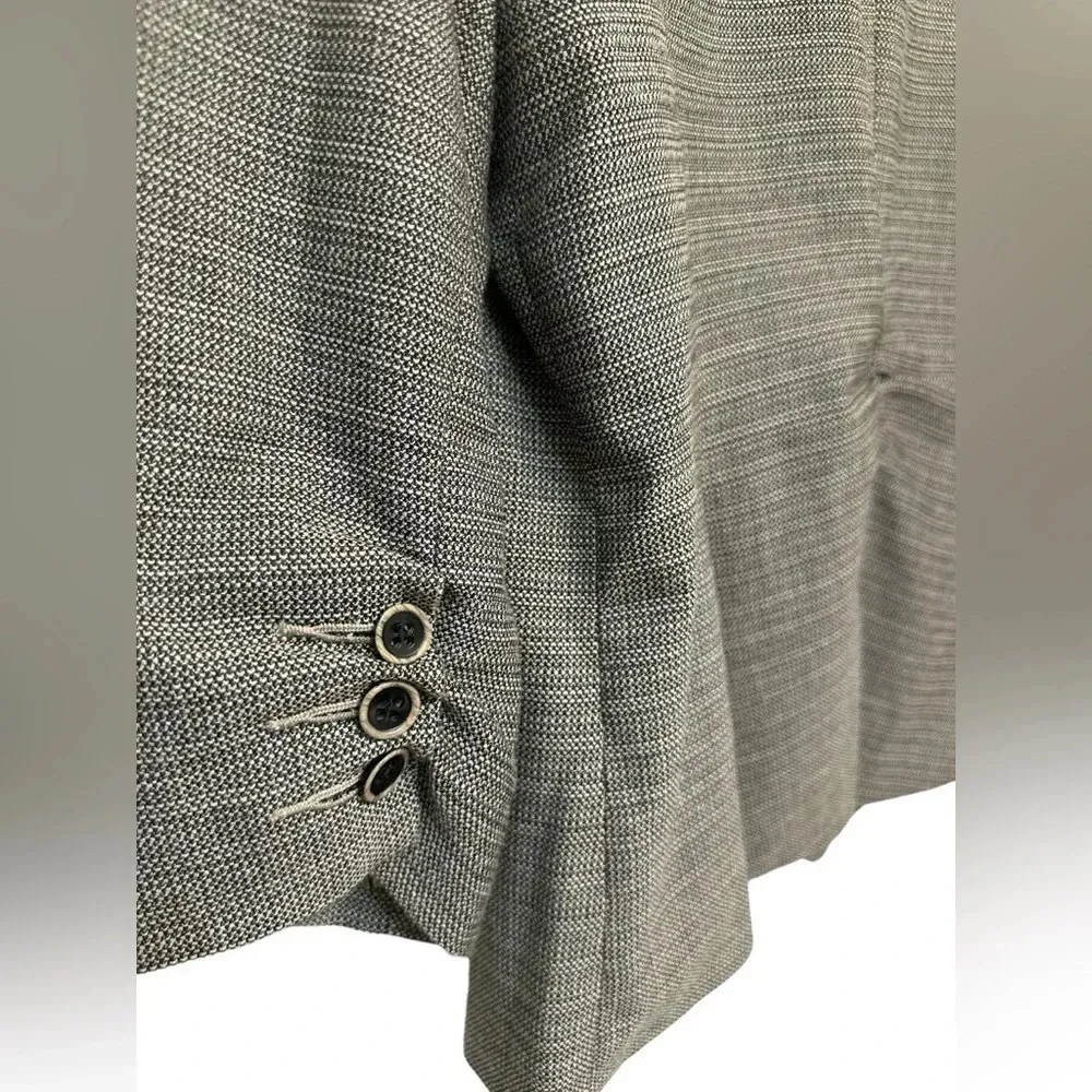 Cabi Suit Jacket and pants Light Brown Plaid Button Blazer Stretch - Image 11