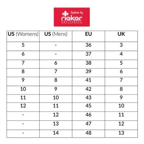 Rieker Antistress Lace Up‎ Sandals Size 41 Black Leather Wedge Heel Comfort - Image 8