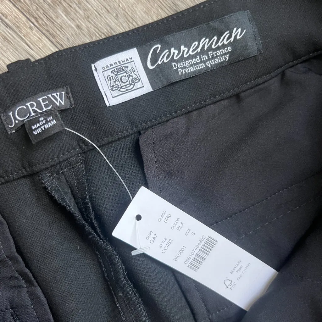 NWT J Crew Carreman black suit pants size 8 - Image 10