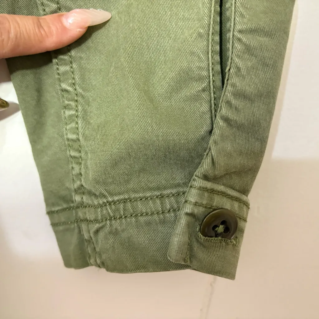 Alex Mill Expedition Twill Jumpsuit Army Olive Green Size S Utility Boiler Suit - Image 13