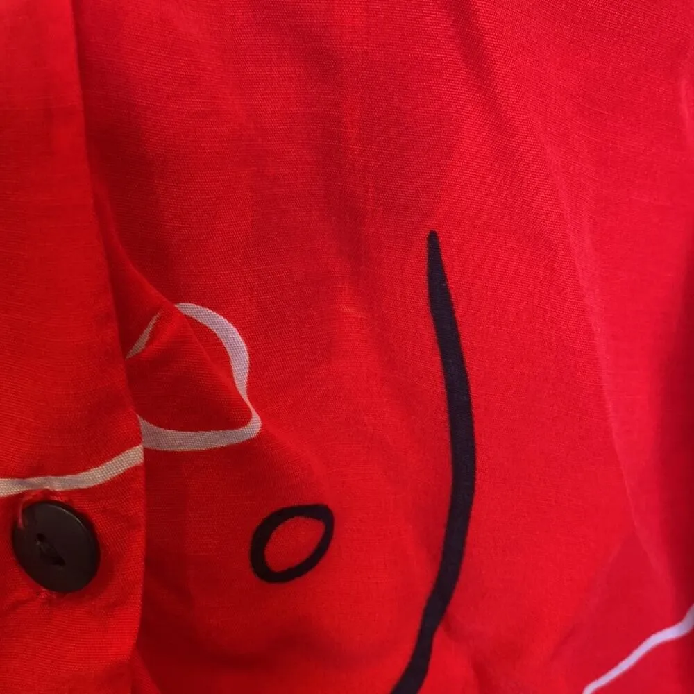 Necessary Objects Ltd. Vintage Abstract Button Down Long Sleeve Top Sz XXL - Image 7