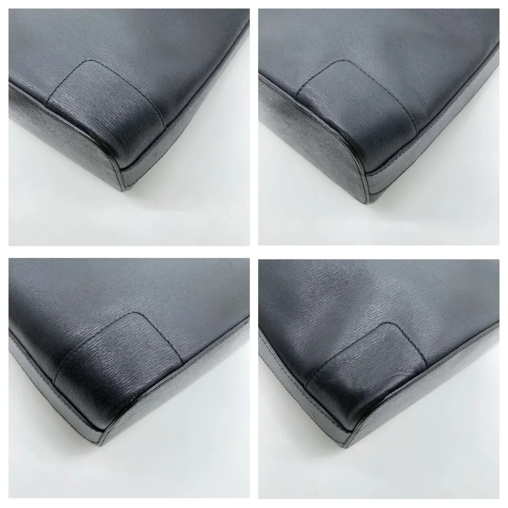 Gucci Black saffiano Leather shoulder Bag - Image 14