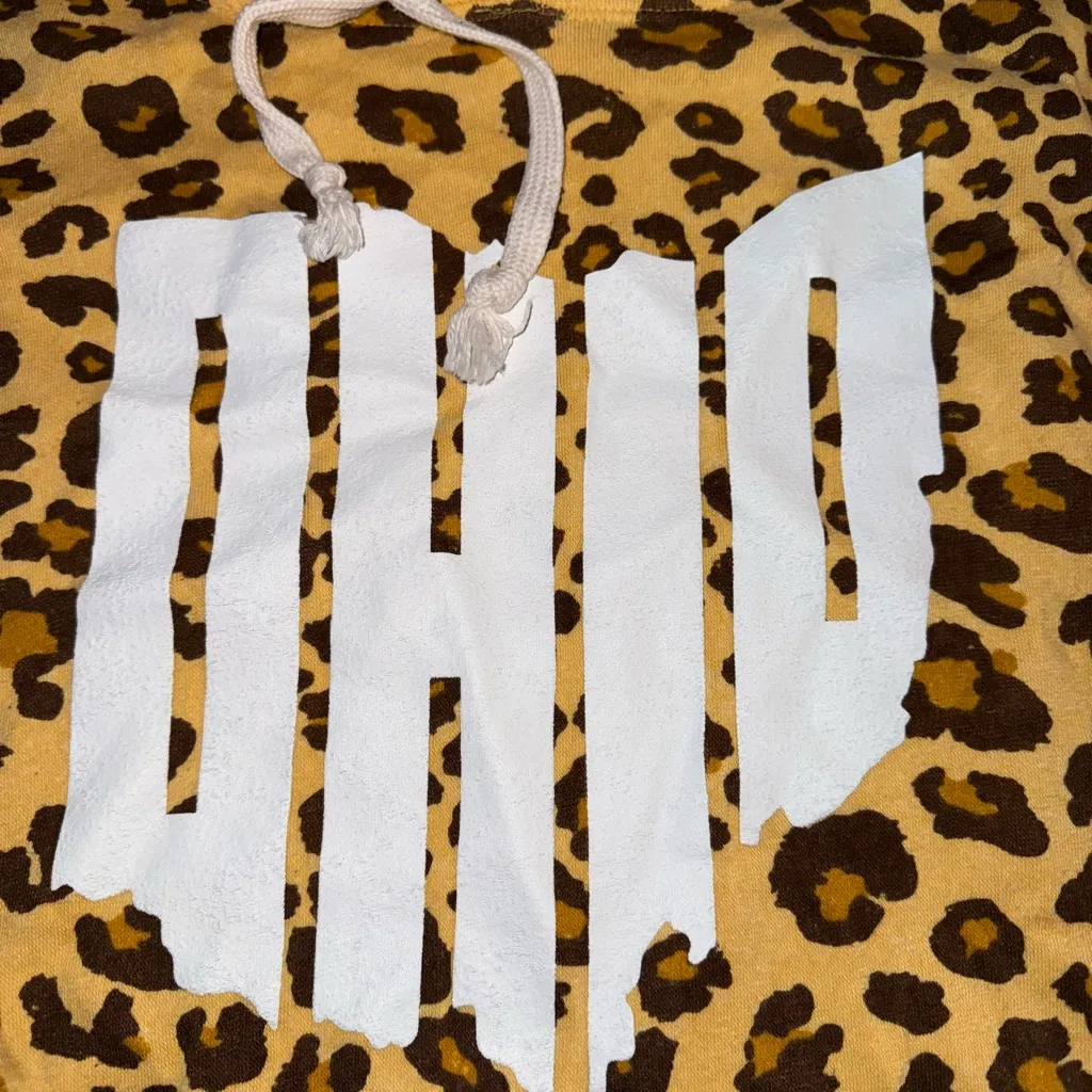 Cheetah print sweatshirt Yellow Size XL - Image 2