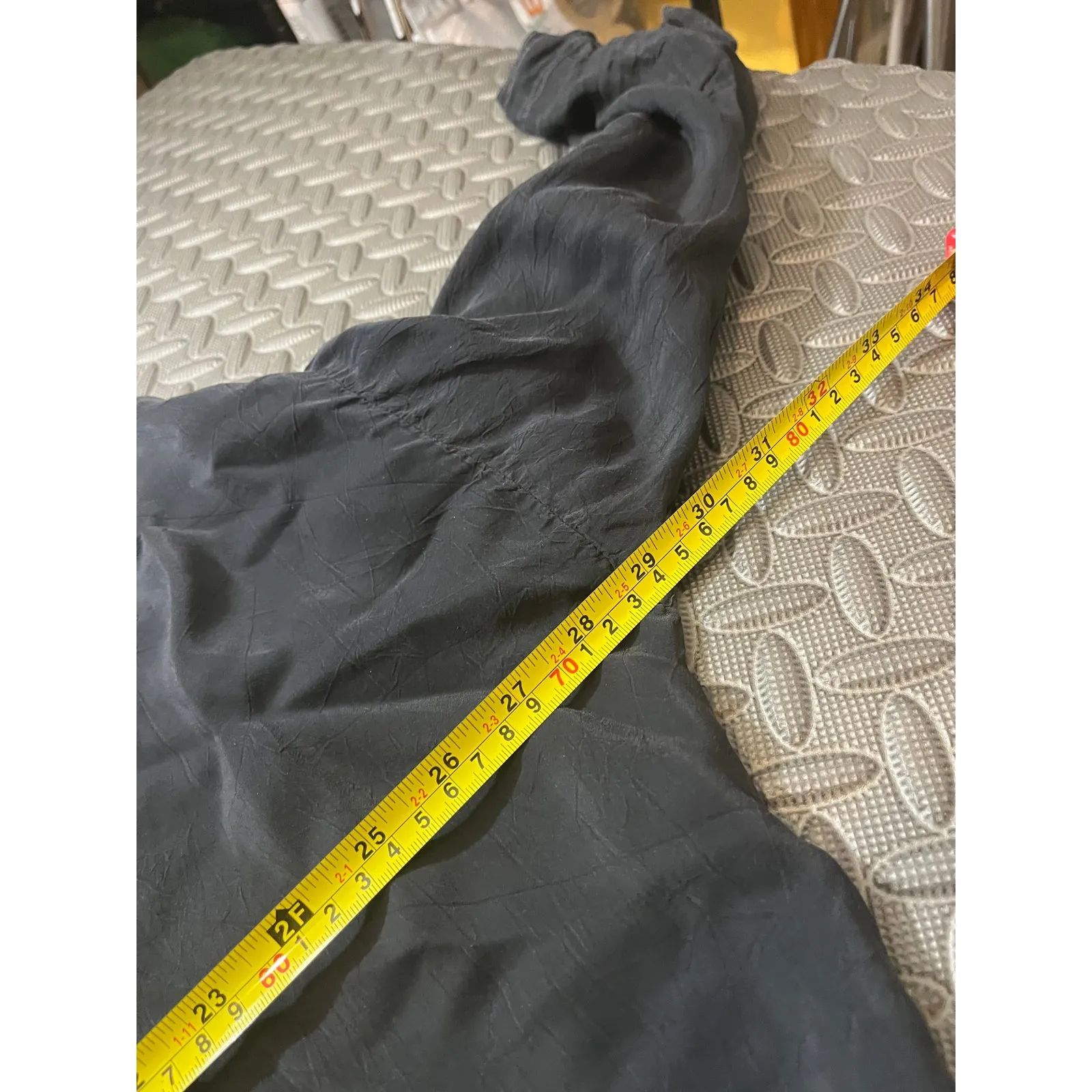 Johnny Was Women's XXL Indie Feather Embroidered Blouse Tunic Top Black Boho - Image 6